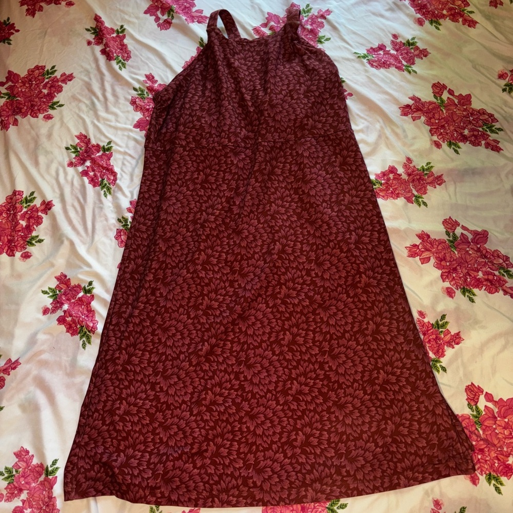 Patagonia Red Halter Slip Dress for Night Out